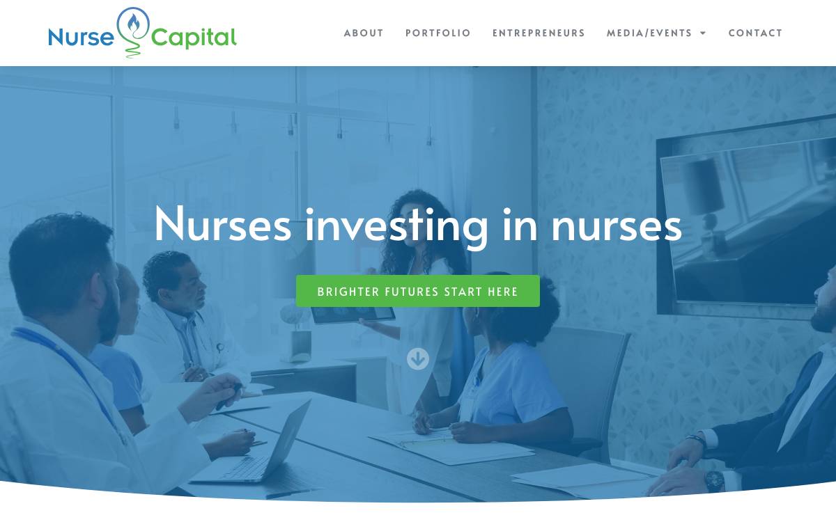 Nurse Capital website preview