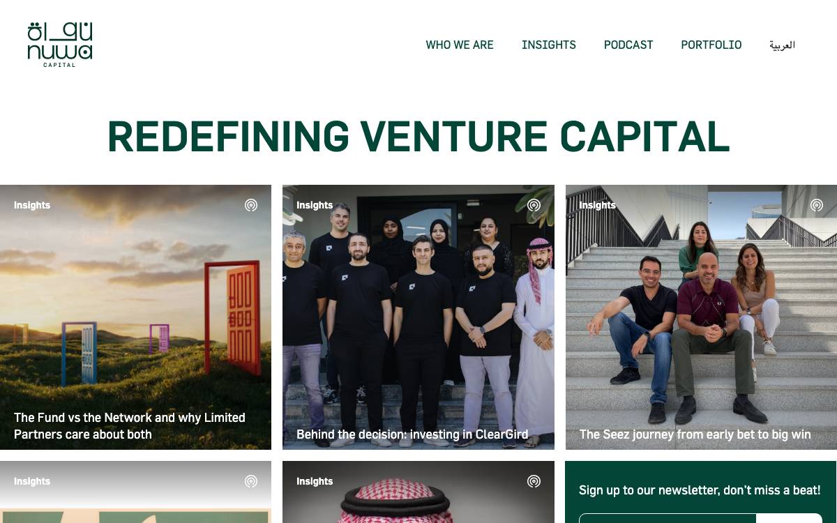 Nuwa Capital website preview