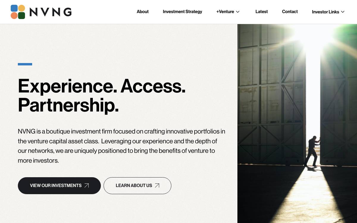 NVNG Investment Advisors website preview