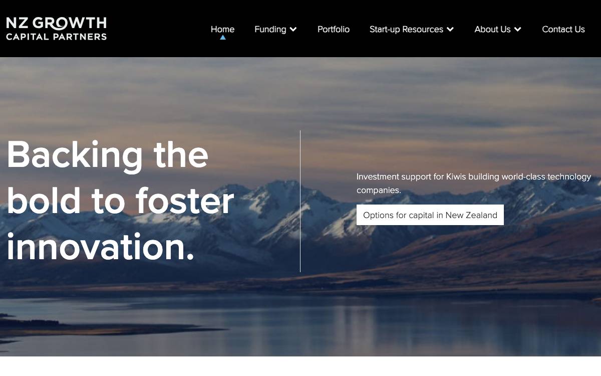 NZ Growth Capital Partners website preview