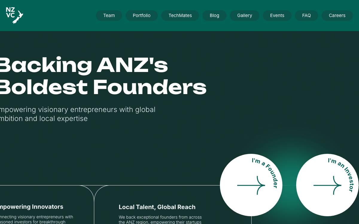 NZVC website preview