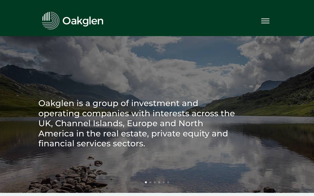 Oakglen website preview