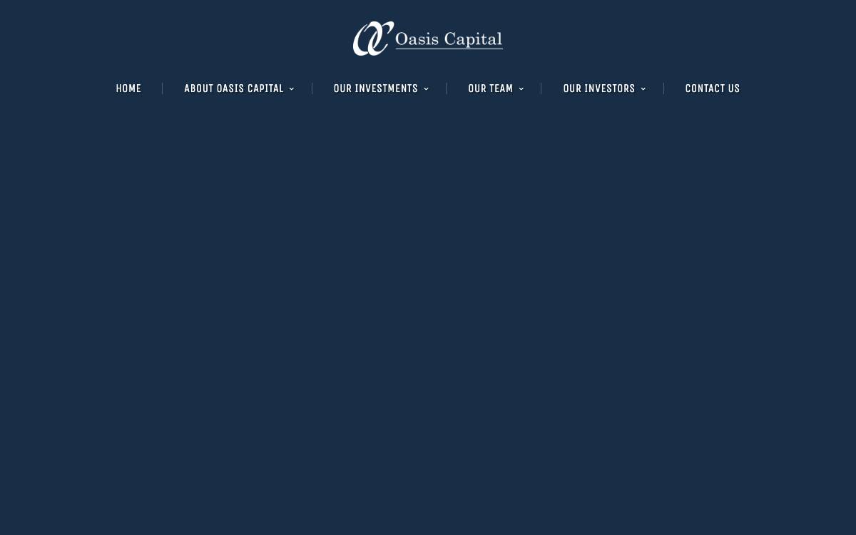 Oasis Capital website preview