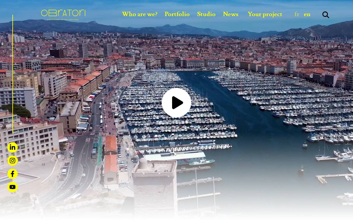 Obratori website preview