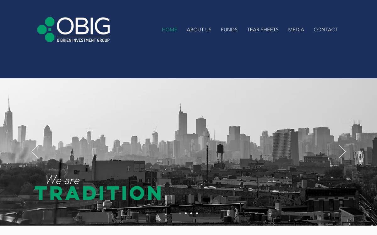 O’Brien Investment Group website preview
