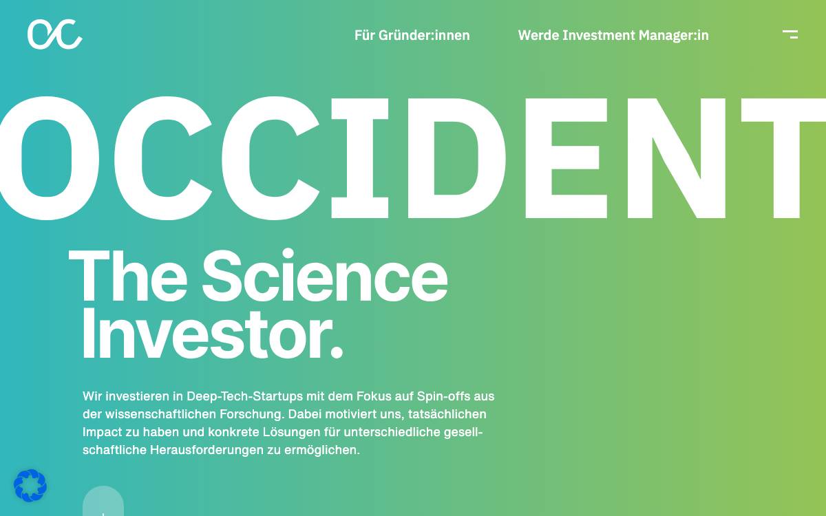 OCCIDENT website preview