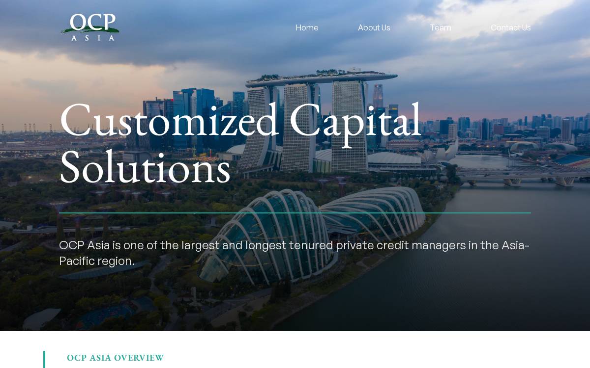 OCP Asia website preview