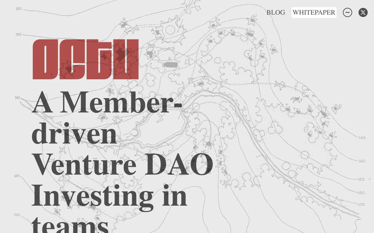 Octu Ventures website preview