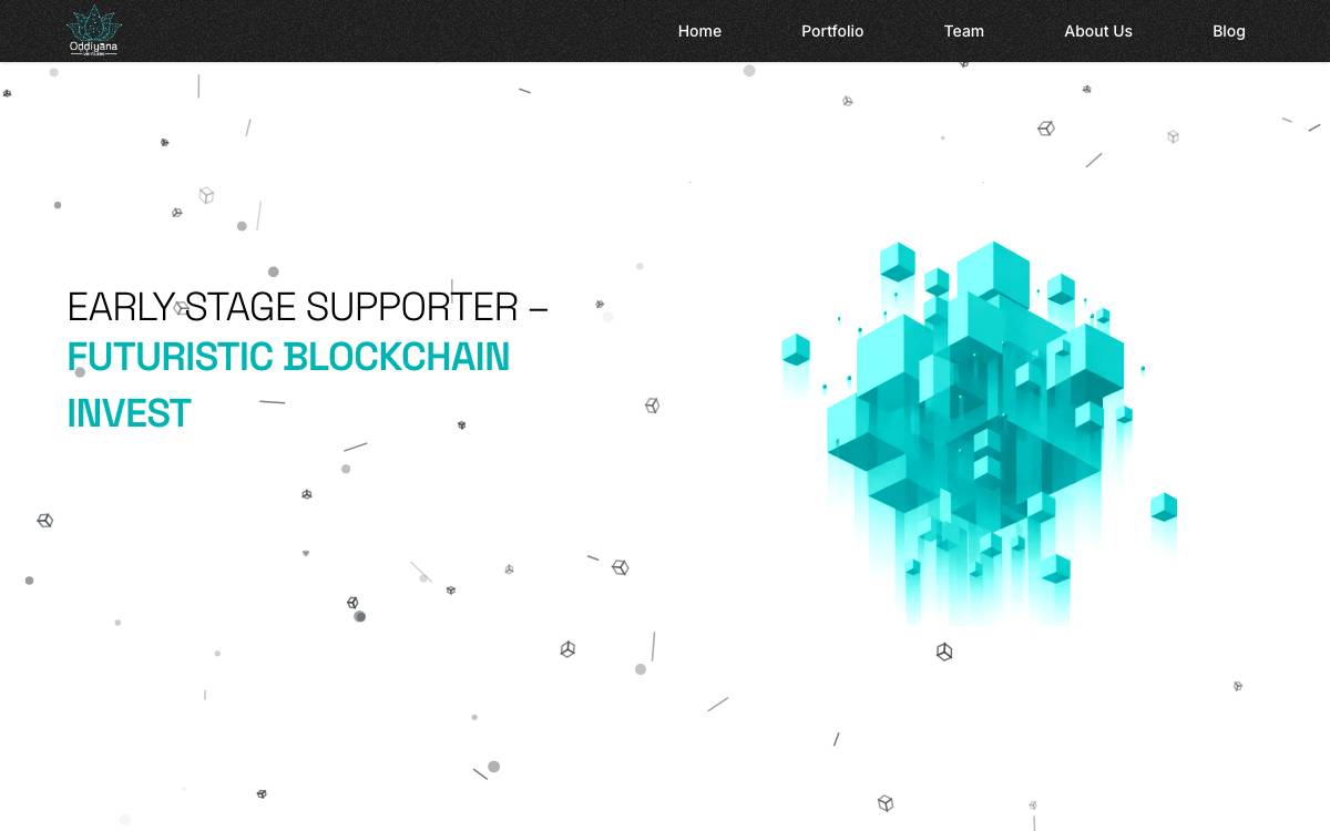Oddiyana Ventures website preview