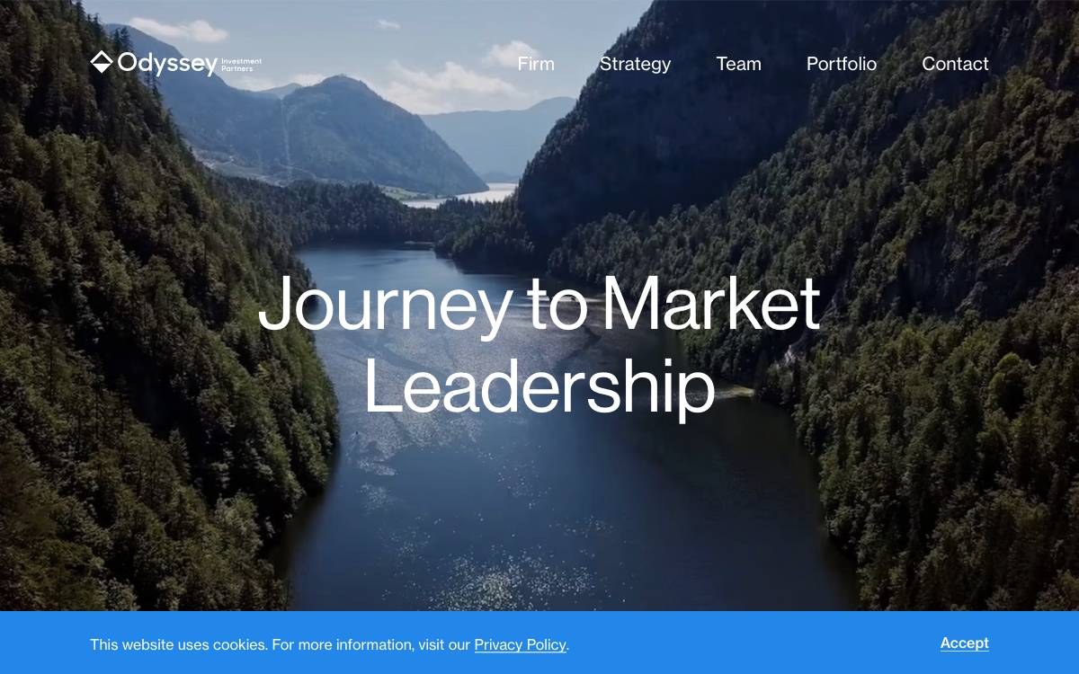 Odyssey Investment Partners website preview