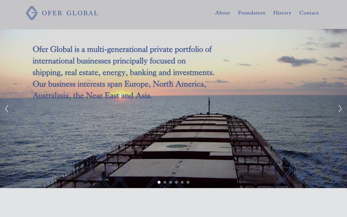 Ofer Global website preview