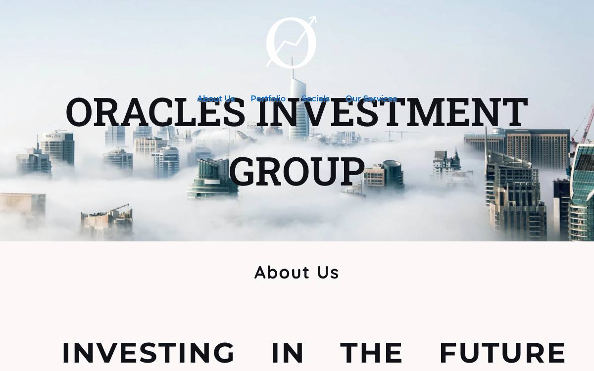 OIG Capital (Oracles Investment Group) website preview