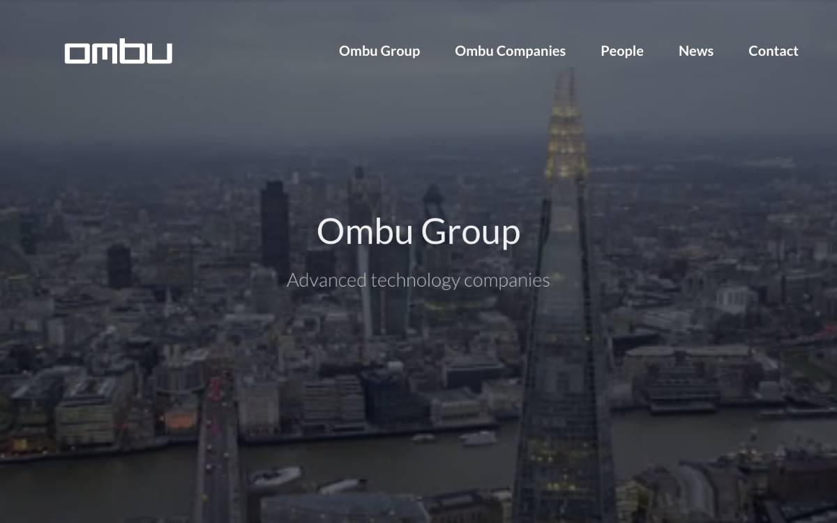 Ombu Group website preview