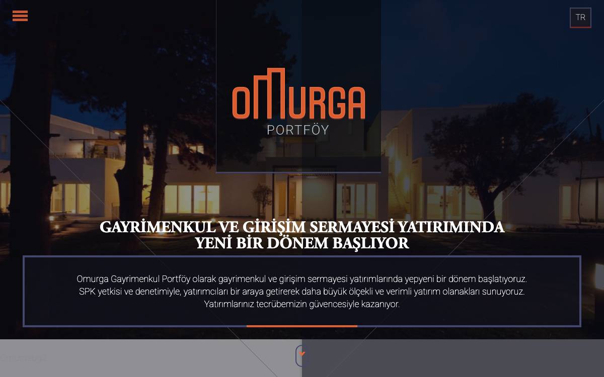 Omurga Capital website preview