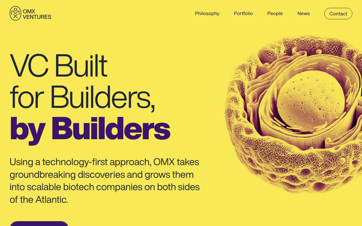 OMX Ventures website preview