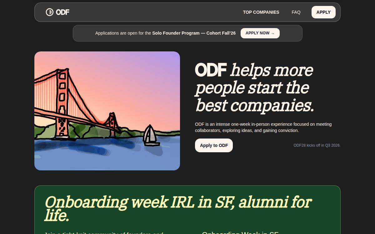 On Deck website preview