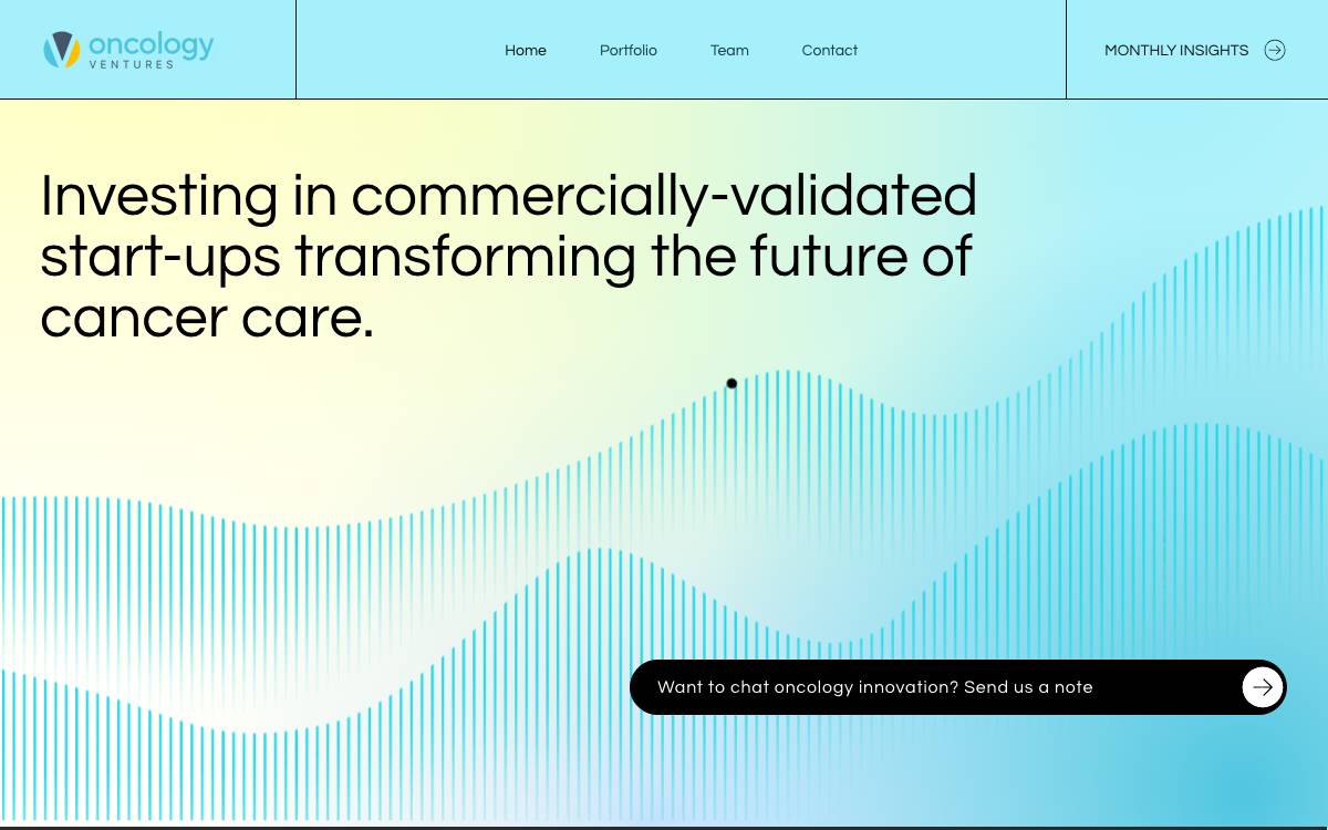 Oncology Ventures website preview