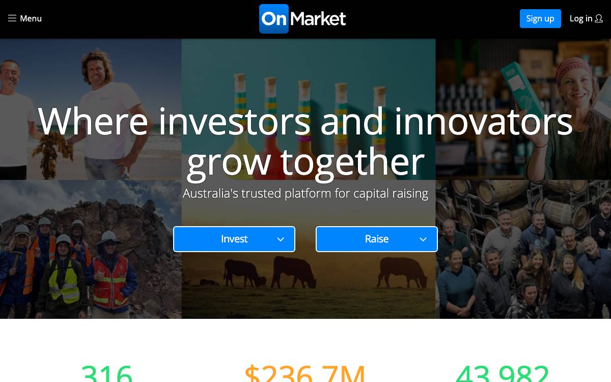 OnMarket website preview