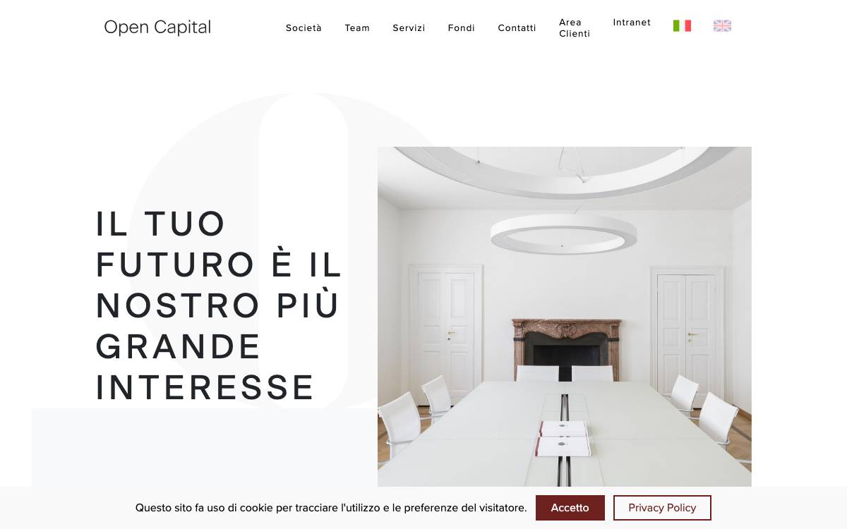 Open Capital Partners SGR — Family Office website preview
