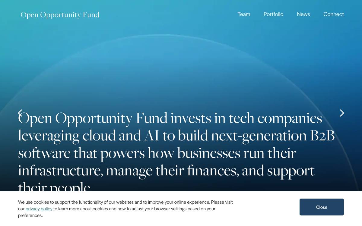 Open Opportunity Fund website preview