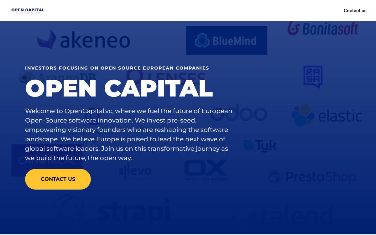 OpenCapital.vc website preview