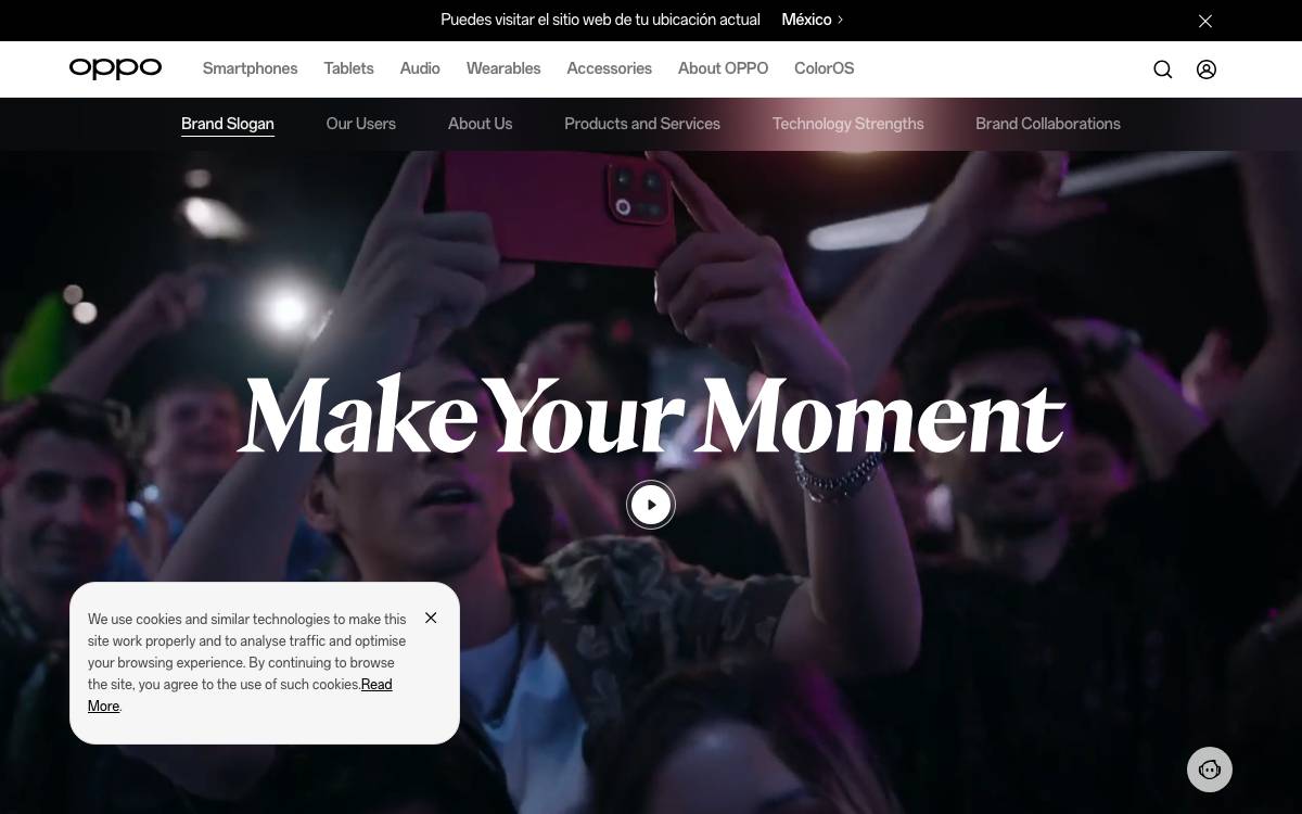 OPPO Strategic Investment website preview