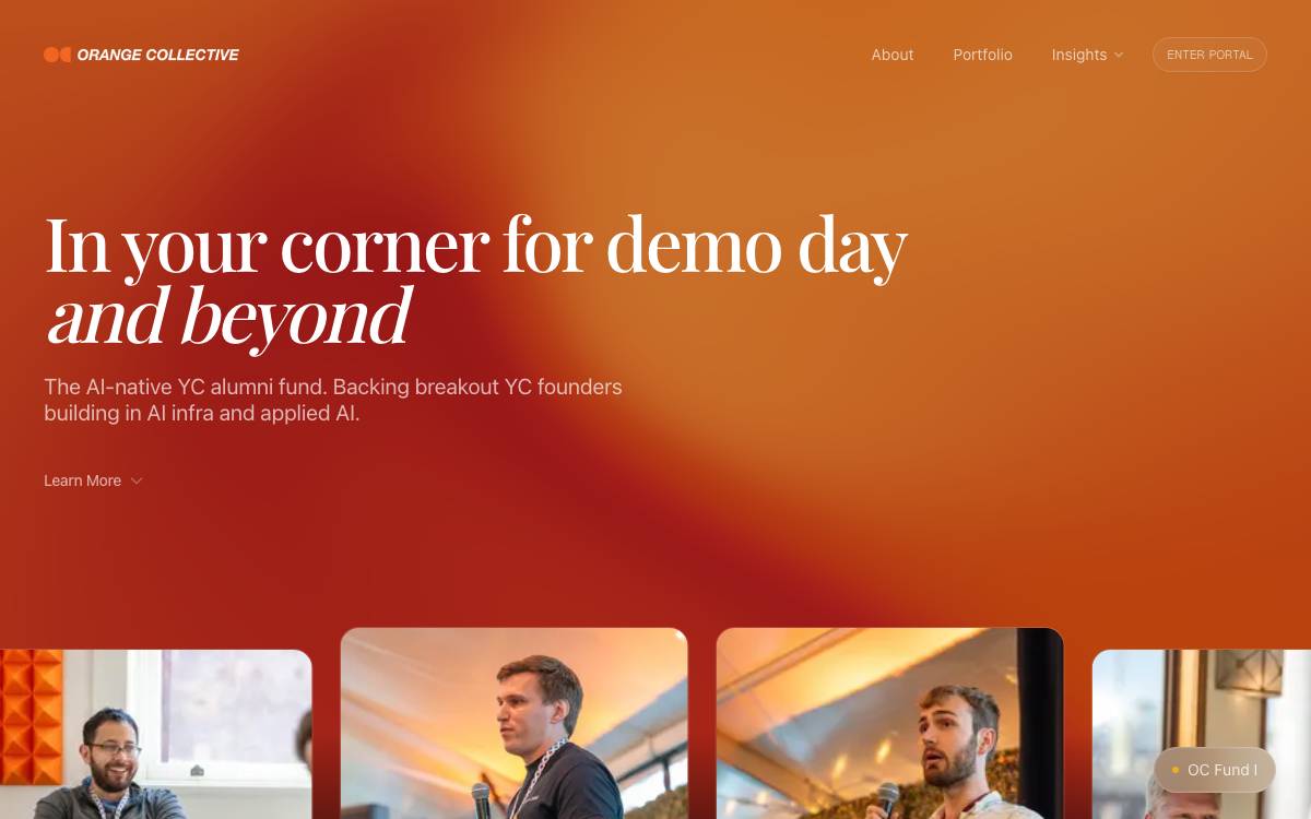Orange Collective website preview