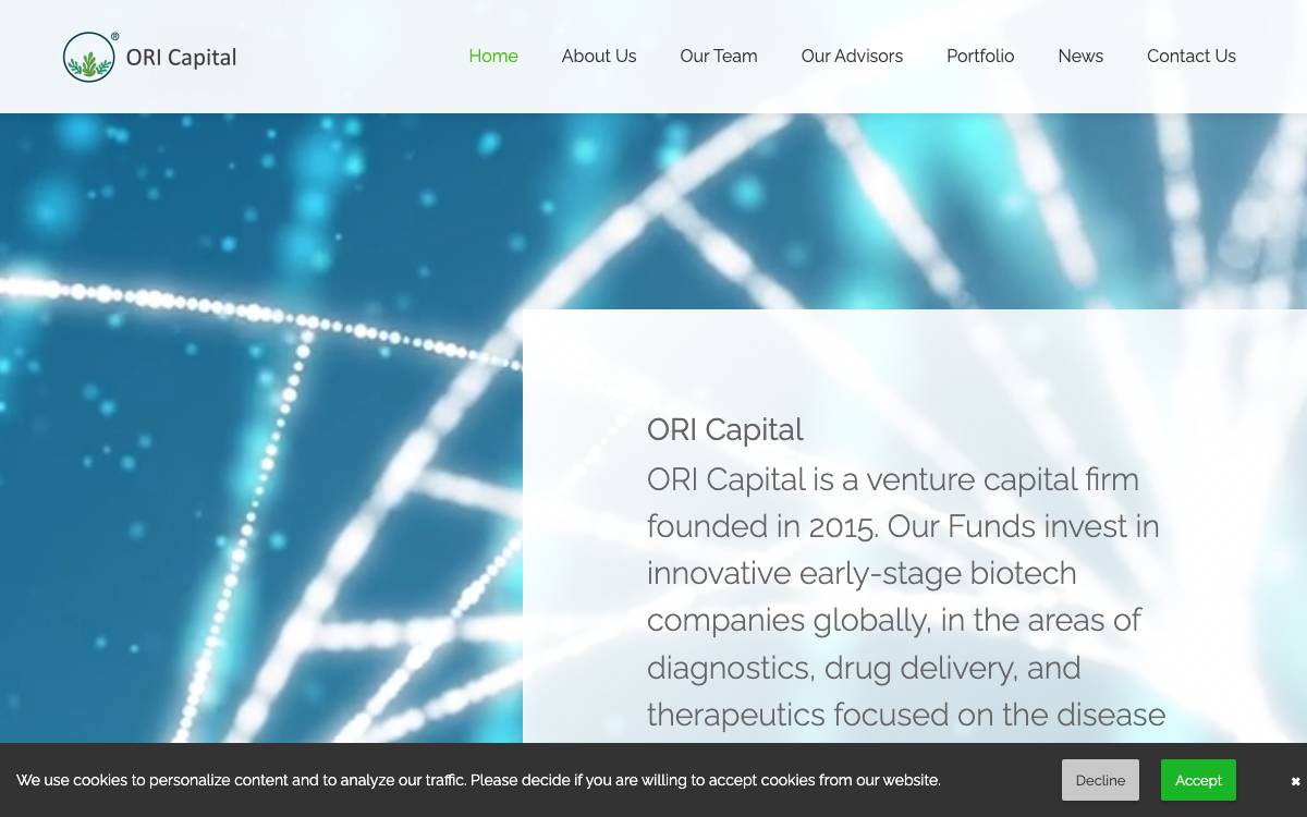 ORI Capital website preview