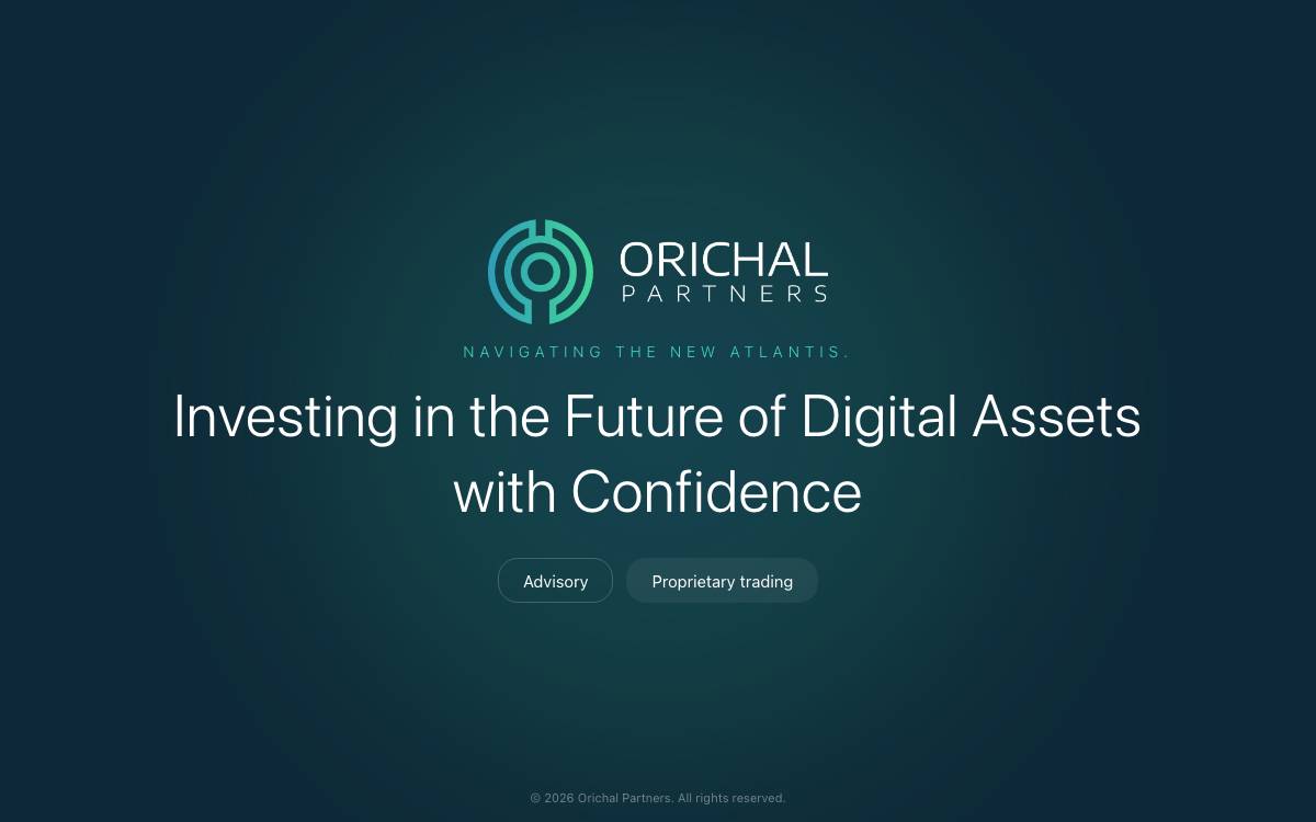 Orichal Partners website preview