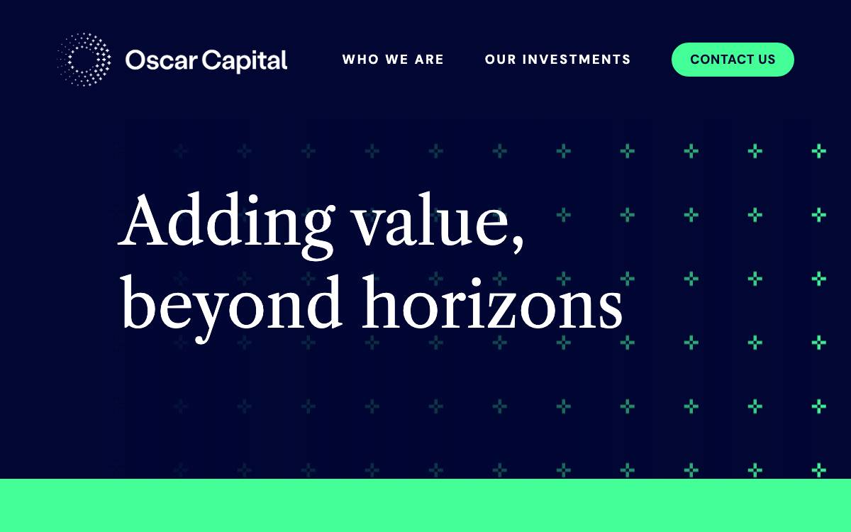 Oscar Capital website preview