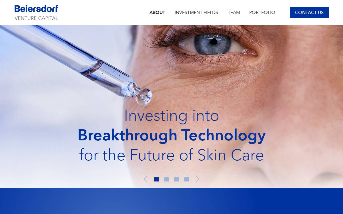 Oscar & Paul Beiersdorf Venture Capital website preview