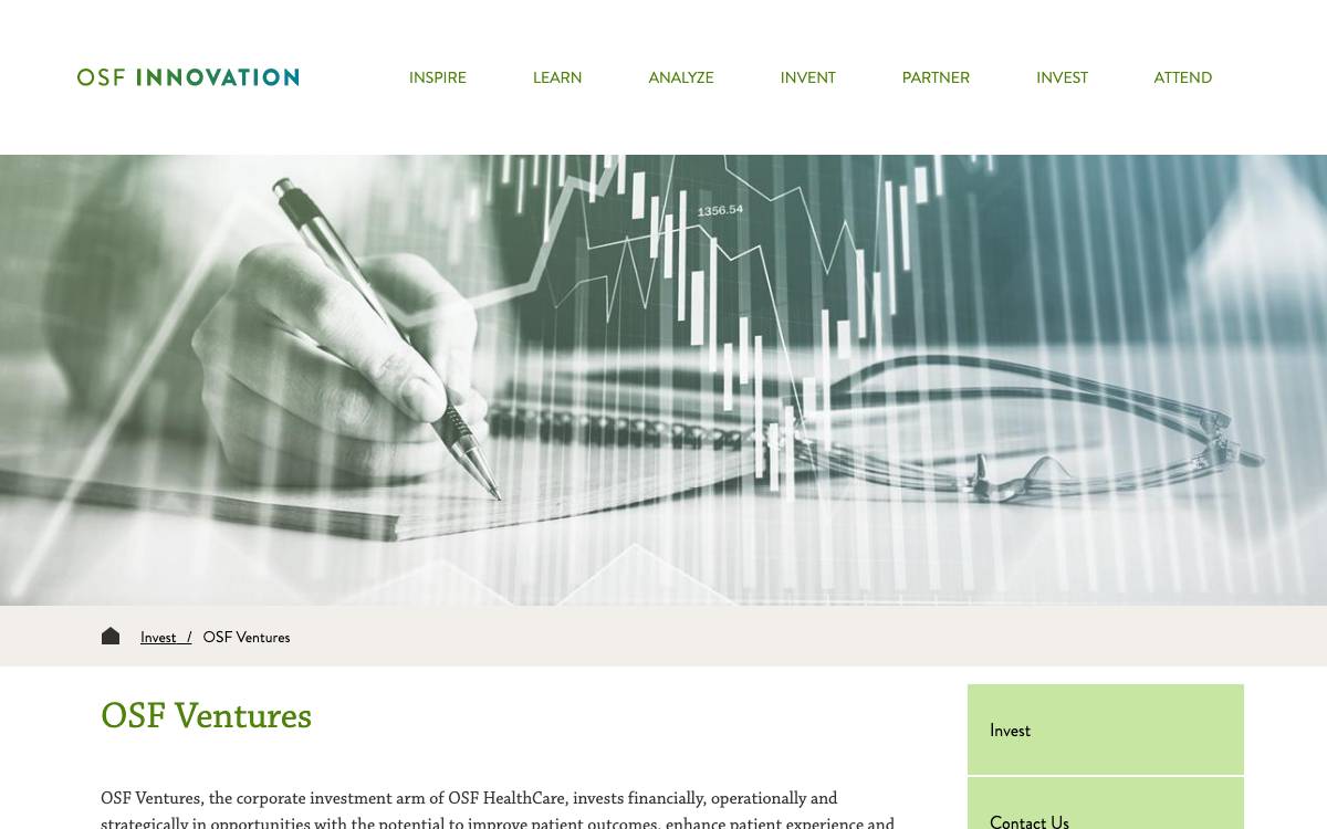 OSF Ventures website preview