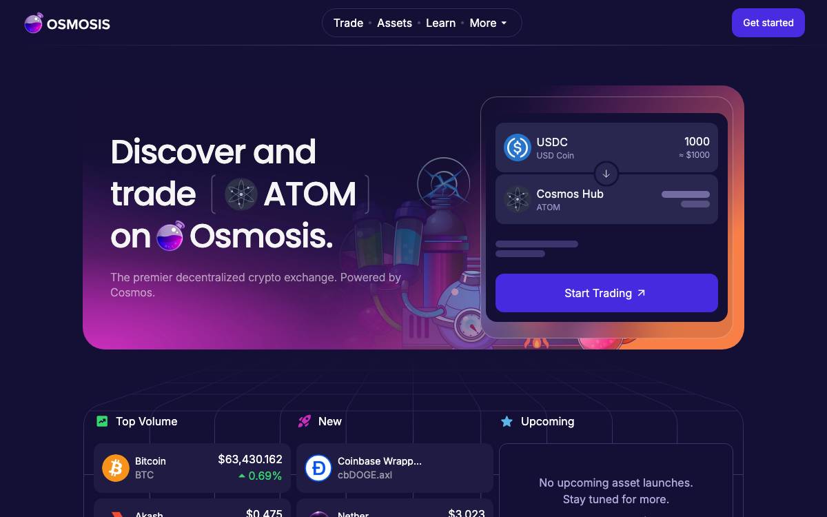Osmosis Foundation website preview