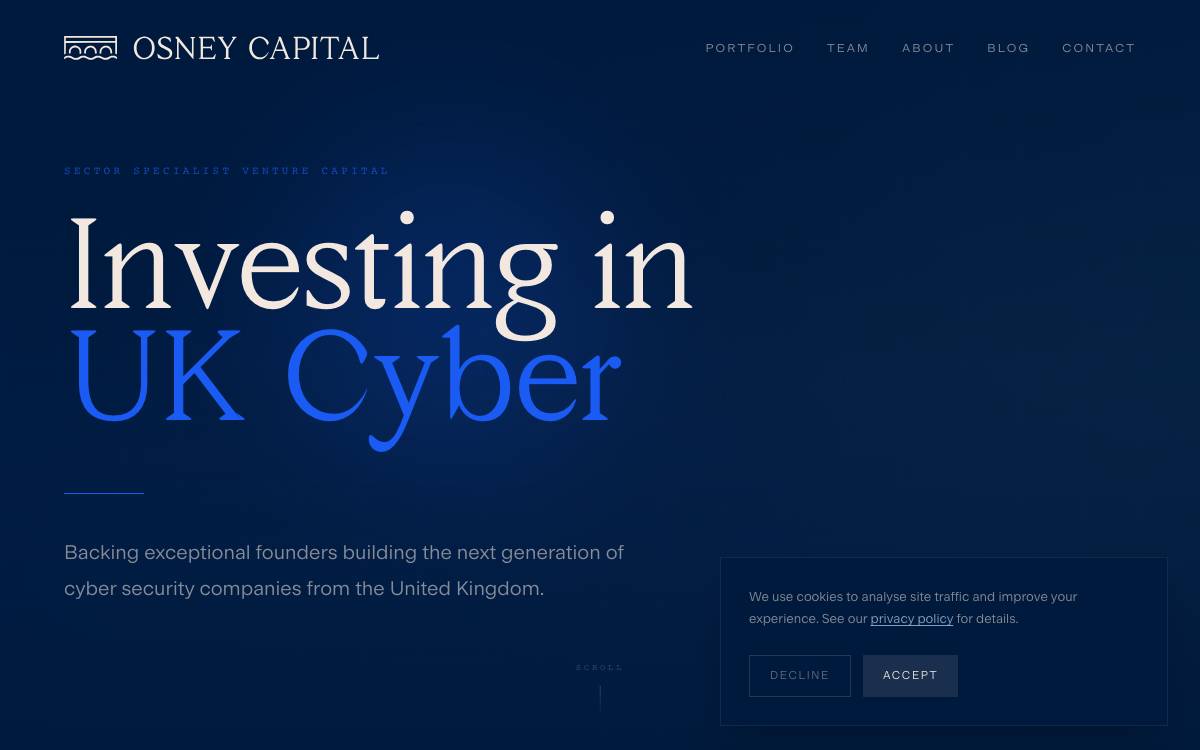 Osney Capital website preview
