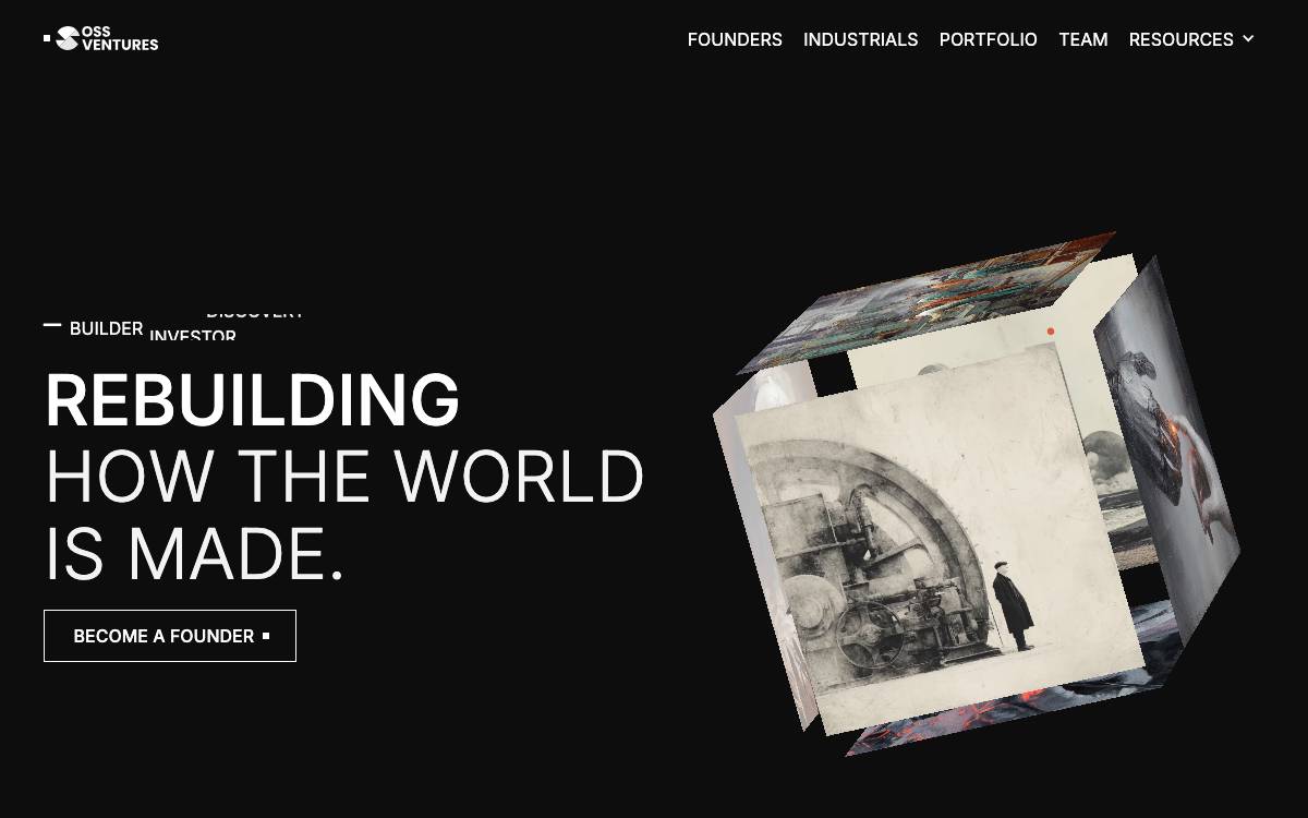 OSS Ventures website preview