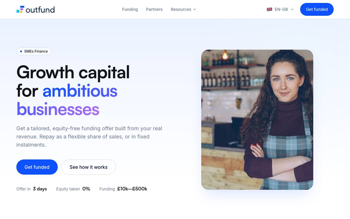 Outfund website preview