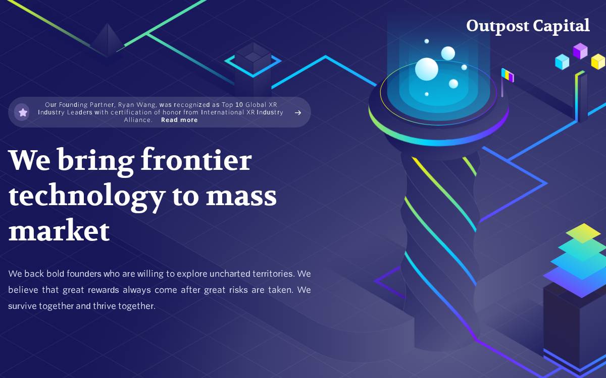 Outpost Capital website preview