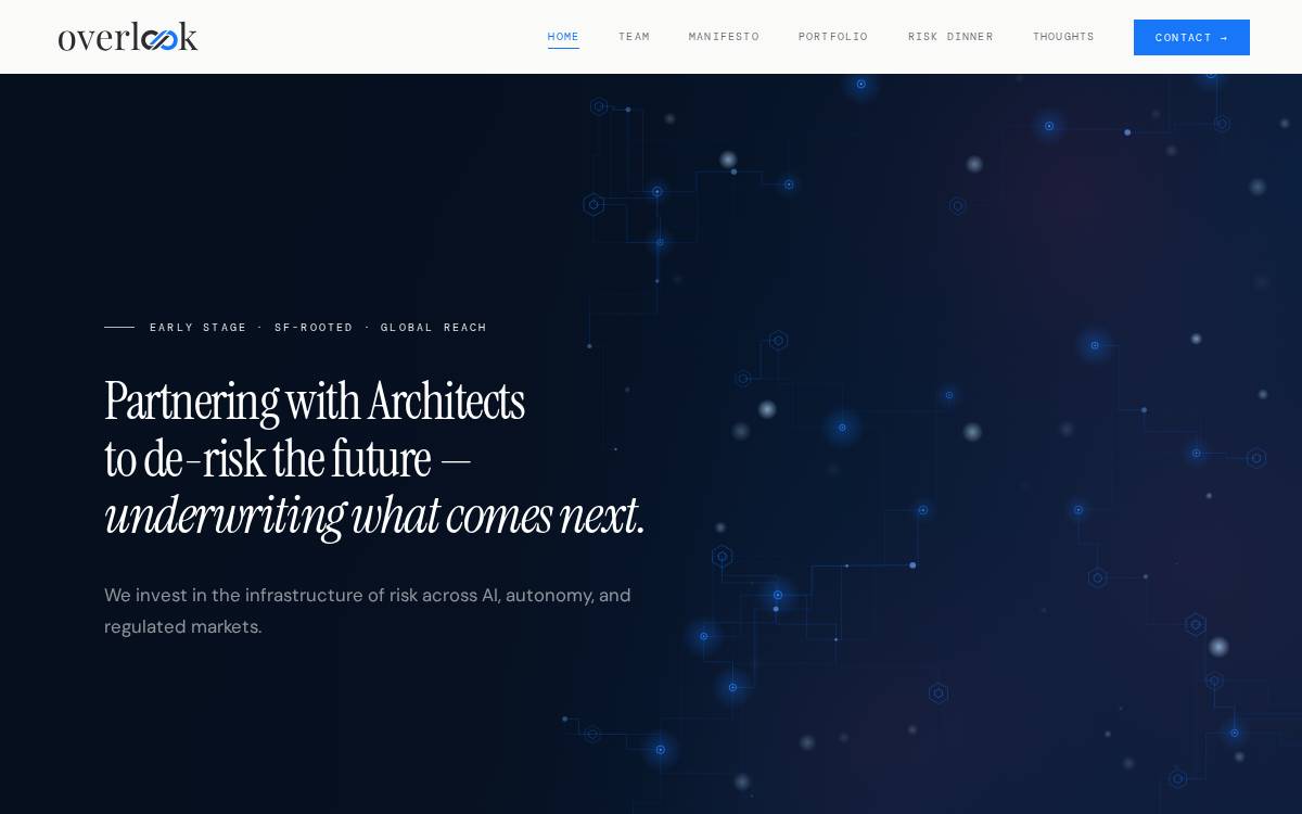 Overlook Ventures website preview