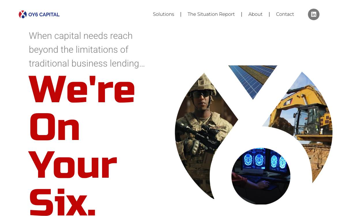 OY6 Capital website preview
