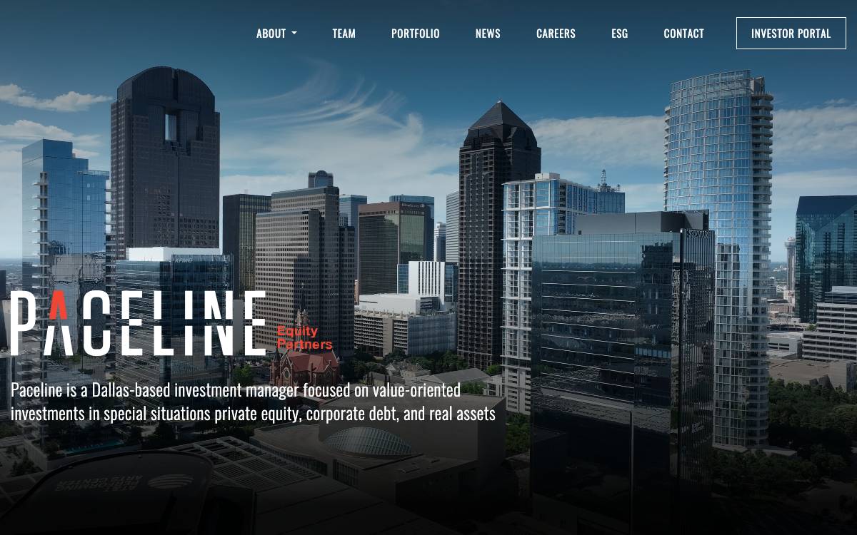 Paceline website preview