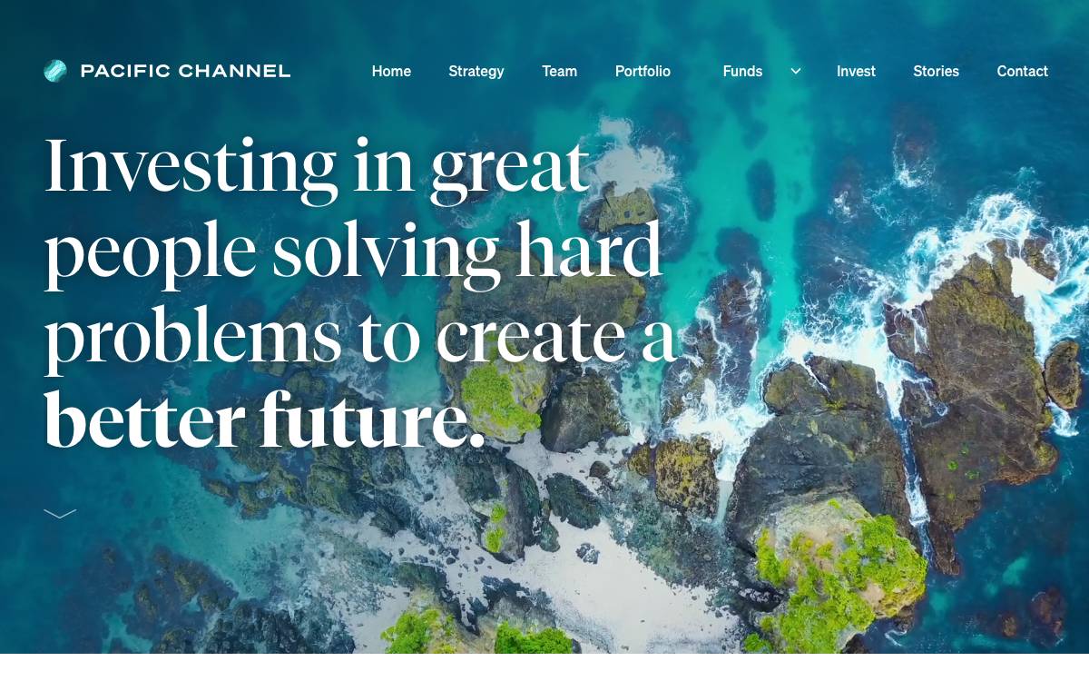 Pacific Channel website preview