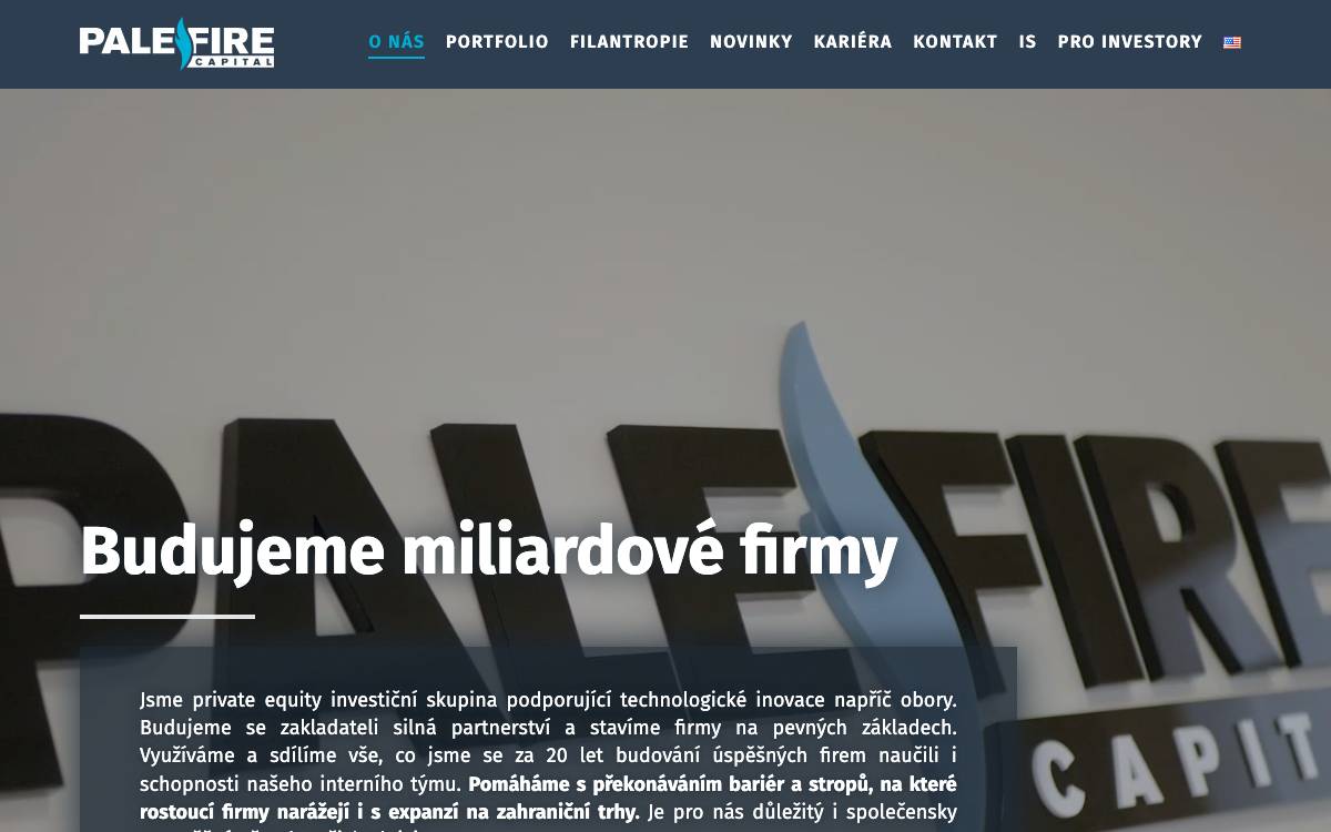Pale Fire Capital website preview