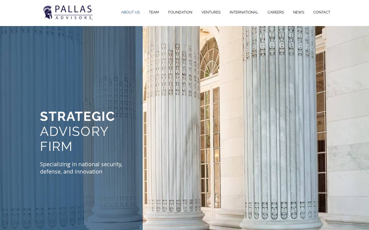 Pallas Ventures website preview