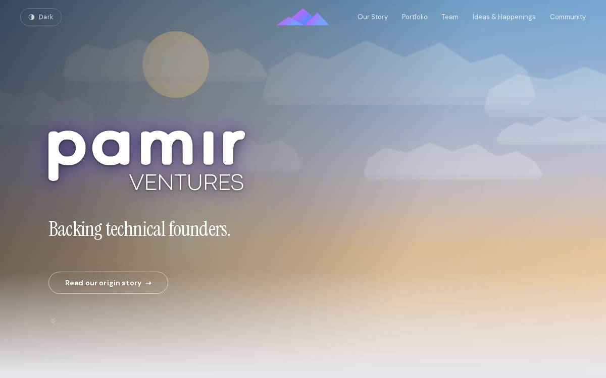 Pamir Ventures website preview