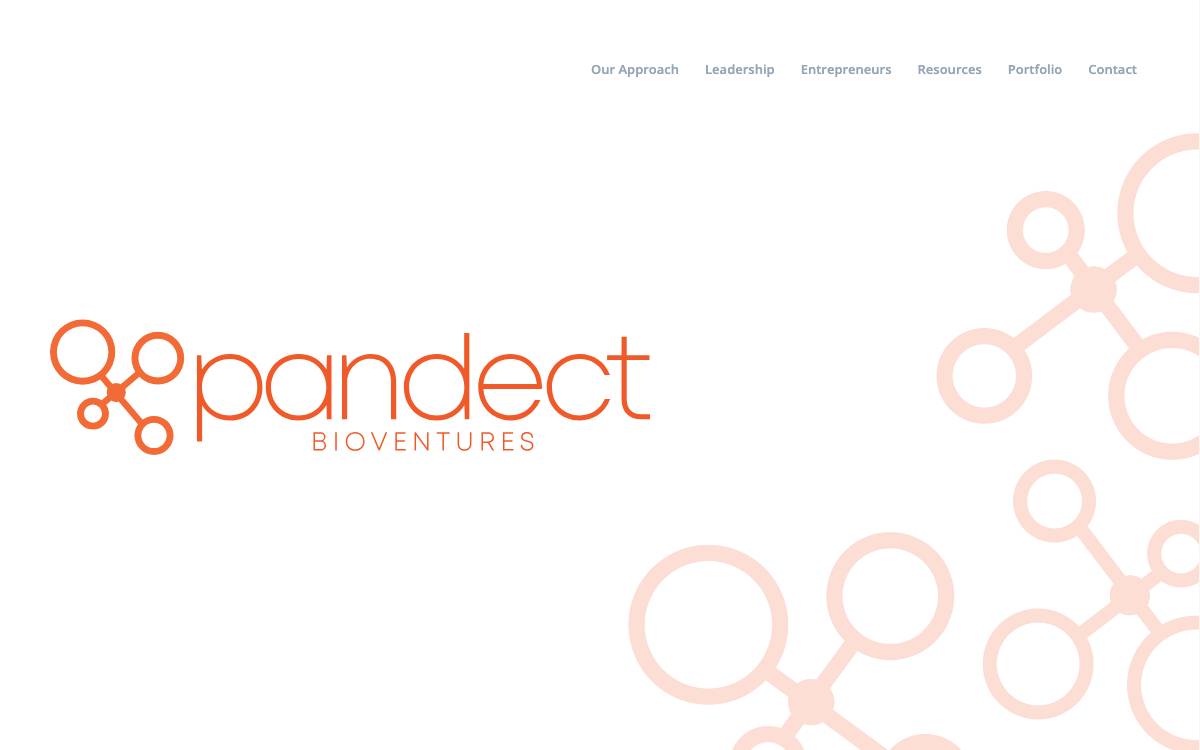 Pandect Bioventures website preview