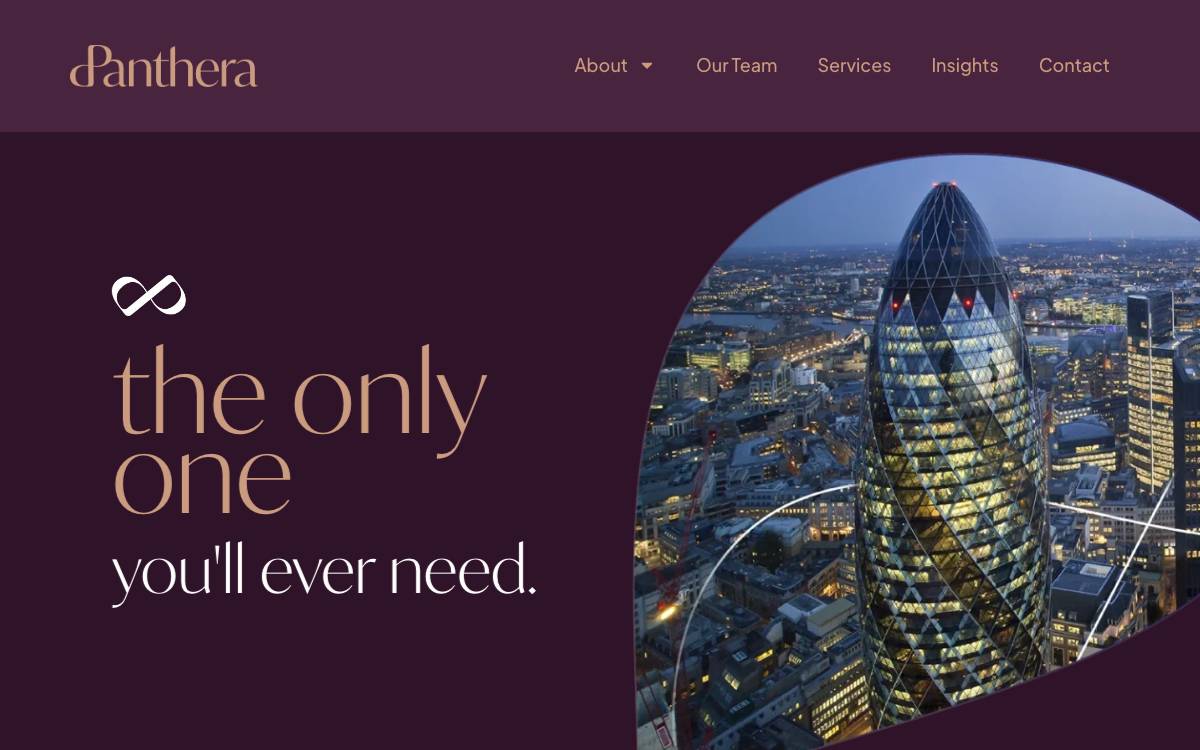 Panthera website preview