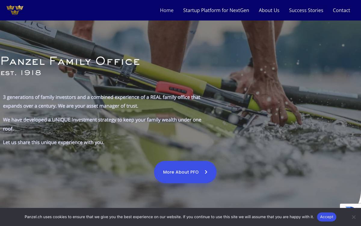 Panzel Family Office website preview