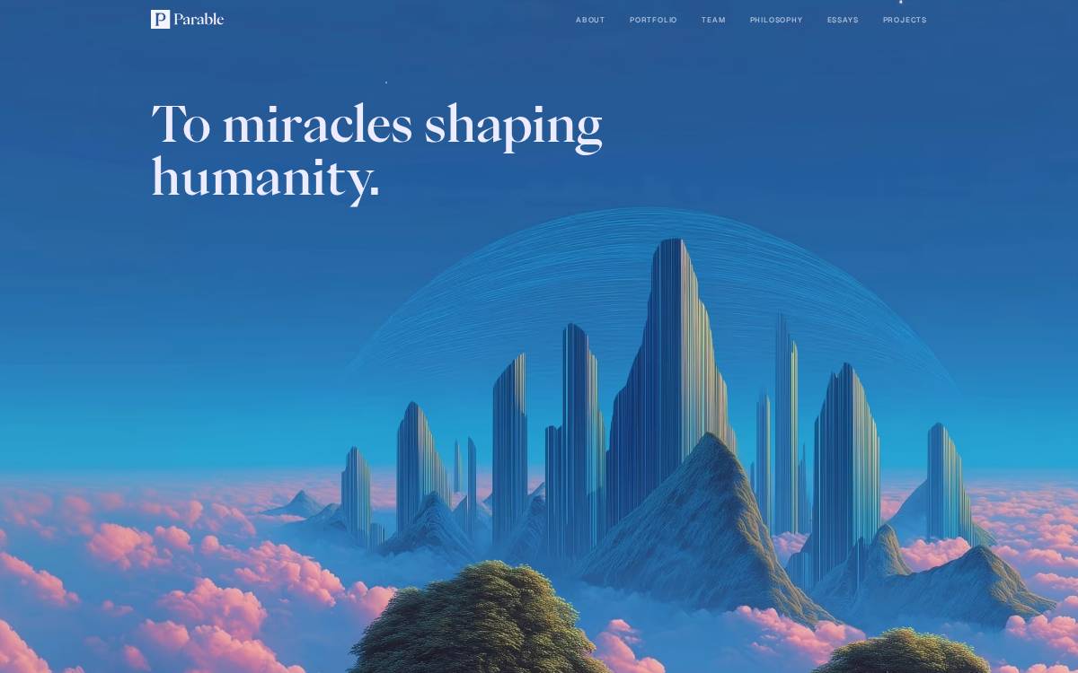 Parable Partners website preview