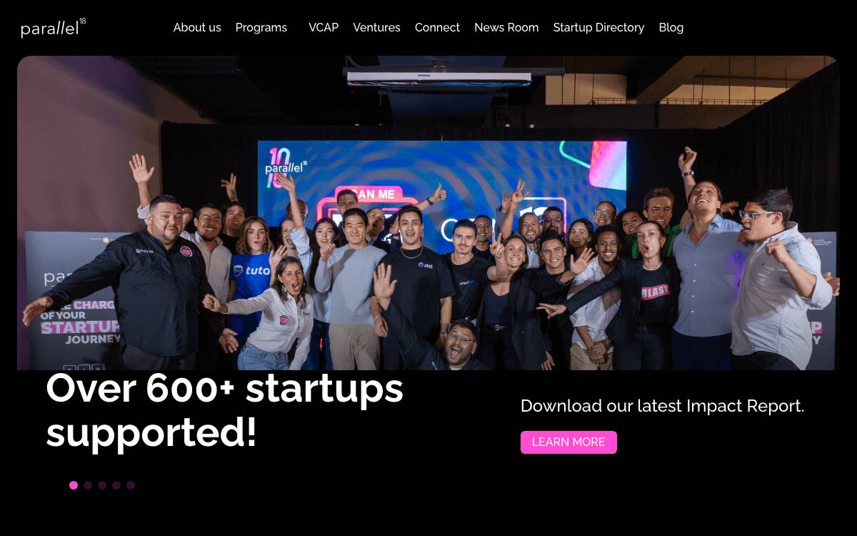 Parallel 18 website preview
