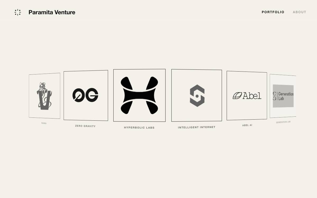 Paramita website preview
